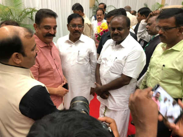 Curious to see what follows, Kamal tweets after his meeting with Kumaraswamy Curious to see what follows, Kamal tweets after his meeting with Kumaraswamy