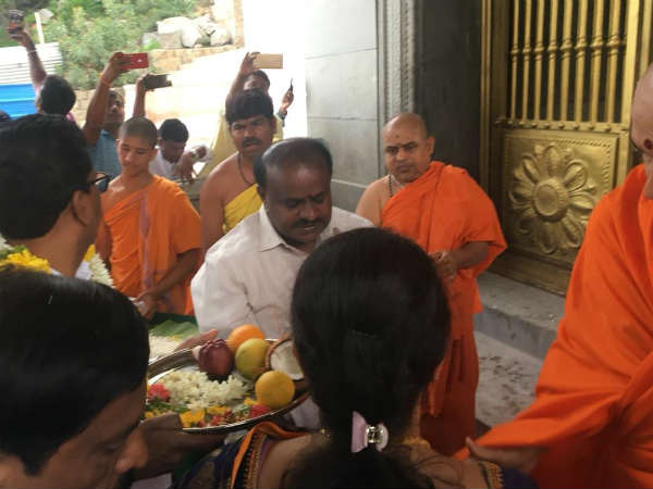 Karnataka Election Results: HD Kumaraswamy is leading in Ramanagara Assembly constituency. Karnataka Election Results: HD Kumaraswamy is leading in Ramanagara Assembly constituency.
