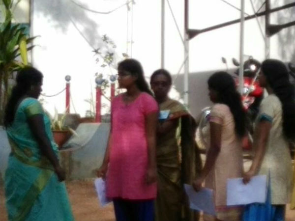 Crisis in exam centers for girl students Crisis in exam centers for girl students