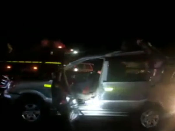 Accident near Perambalur, killing nine persons Accident near Perambalur, killing nine persons