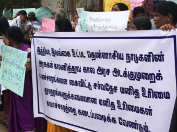 Jaffna Tamils hold protest over Tuticorin massacre Jaffna Tamils hold protest over Tuticorin massacre