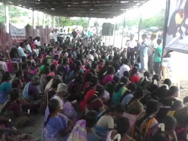 Hunger strike in Tuticorin for Anti Sterlite industry Hunger strike in Tuticorin for Anti Sterlite industry