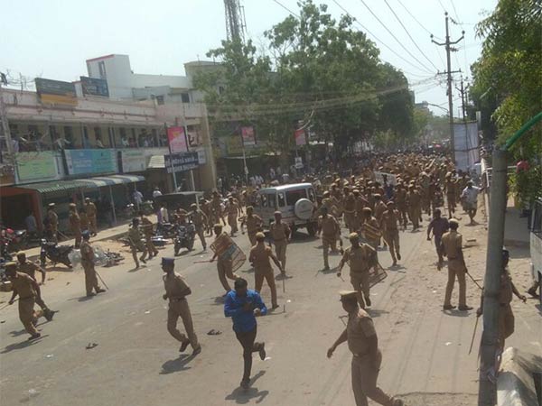 Tuticorin collector office set on fire Tuticorin collector office set on fire