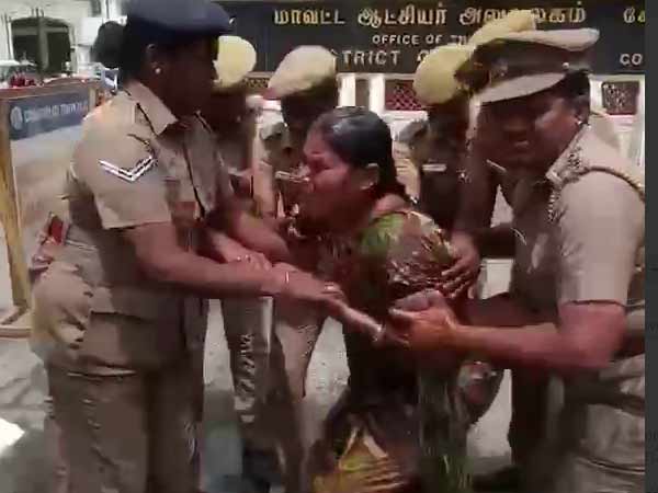 couple attempts to commit suicide before the kovai collector s office couple attempts to commit suicide before the kovai collector s office