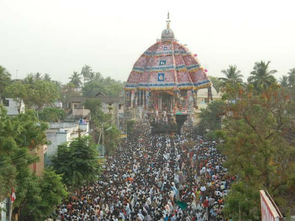 Chariot Festival today in Trichy Srirangam Chariot Festival today in Trichy Srirangam