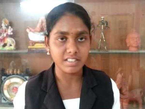 Madurai Law college student Nandhini and her father arrested Madurai Law college student Nandhini and her father arrested