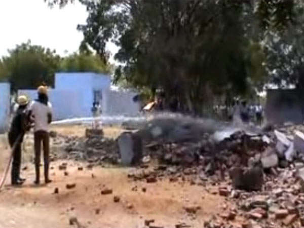 An explosion at the fireworks plant near Sivakasi An explosion at the fireworks plant near Sivakasi