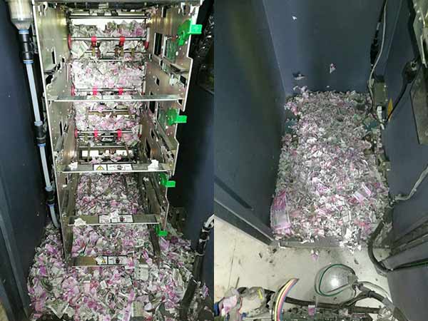 Rats Demonetisation: Smashes Rs.12 lakhs with bites in SBI ATM Rats Demonetisation: Smashes Rs.12 lakhs with bites in SBI ATM