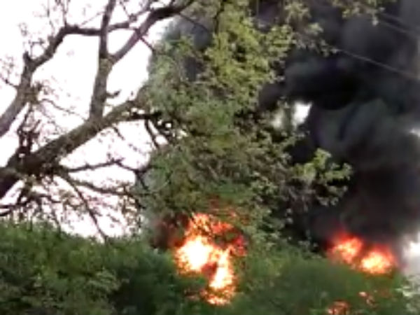 Fire accident at Polythene Institute near Rajapalayam Fire accident at Polythene Institute near Rajapalayam