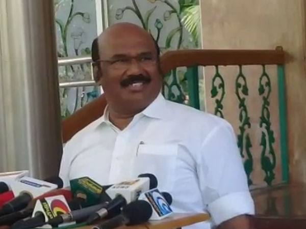 Minister Jayakumar kidding MLA Balaraman for asking Ice factory in Pazhaverkadu Minister Jayakumar kidding MLA Balaraman for asking Ice factory in Pazhaverkadu