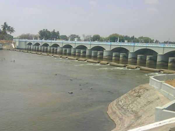 Farmers struggle in Kallanai Farmers struggle in Kallanai