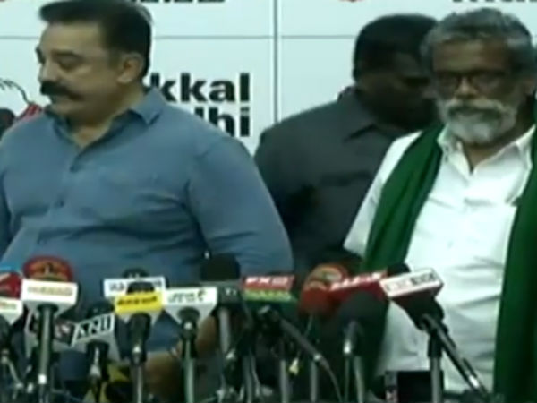 Farmers gifted sword and plow to Kamal Farmers gifted sword and plow to Kamal