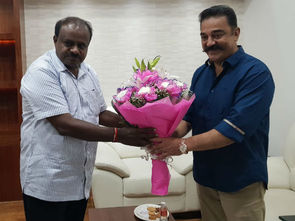 Kamal Haasan to meet Karnataka CM Kumarasamy on Cauvery issue Kamal Haasan to meet Karnataka CM Kumarasamy on Cauvery issue