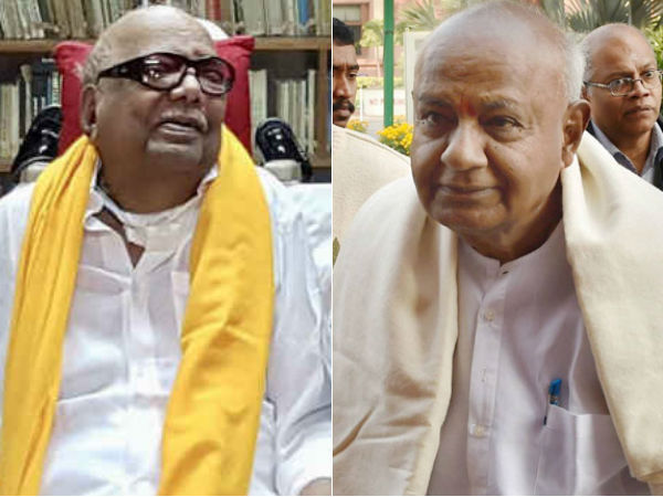 Karunanidhi as icon of Dravidian pride, says Deve Gowda Karunanidhi as icon of Dravidian pride, says Deve Gowda