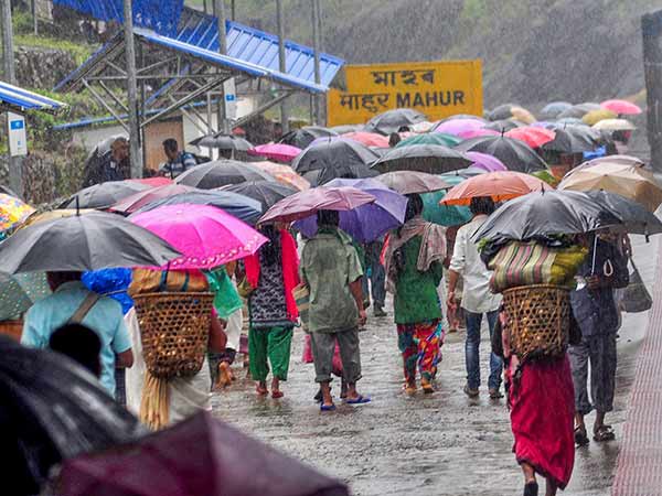 Monsoon update: Heavy rain likely in Nagaland, Manipur, Mizoram and Tripura Monsoon update: Heavy rain likely in Nagaland, Manipur, Mizoram and Tripura