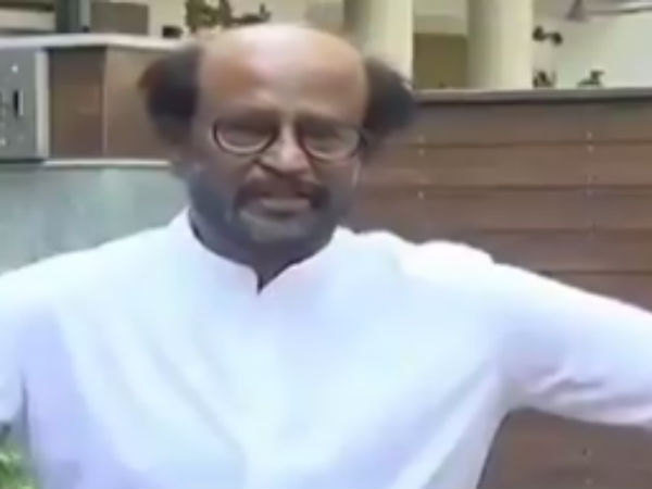 Rajinikanth Polite with Kannada protesters Rajinikanth Polite with Kannada protesters