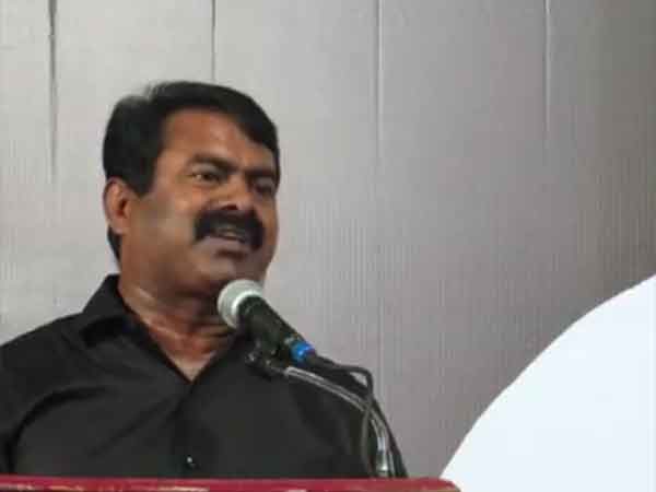 Naam Thamizhar party Seemaan appeared in Trichy court Naam Thamizhar party Seemaan appeared in Trichy court