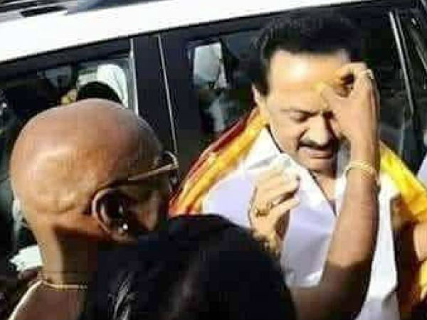 M K Stalin Visits Srirangam Temple for Shukra Dosha M K Stalin Visits Srirangam Temple for Shukra Dosha
