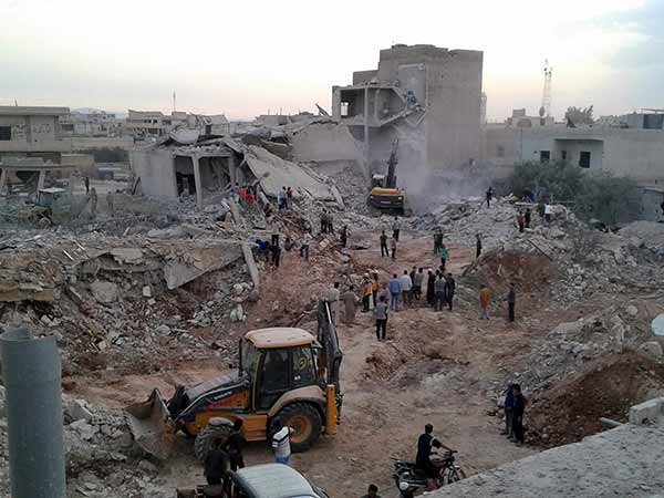Syria Airstrike kills 17 civilians Syria Airstrike kills 17 civilians