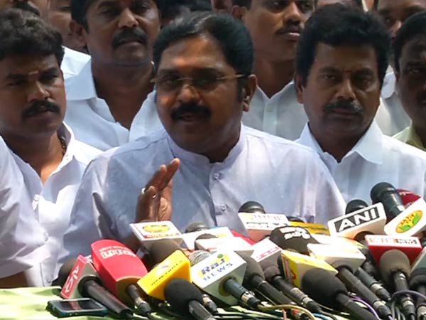 TTV Dinakarans criticism against ADMK TTV Dinakarans criticism against ADMK