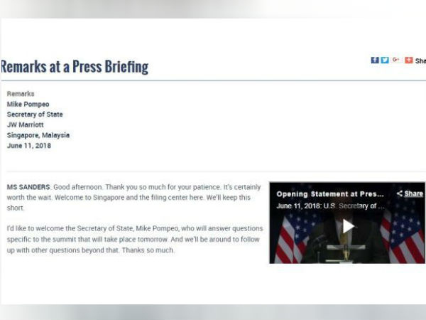 US State Dept thinks Singapore is in Malaysia US State Dept thinks Singapore is in Malaysia