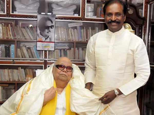 Vairamuthu birthday wishes for Karunanidhi Vairamuthu birthday wishes for Karunanidhi