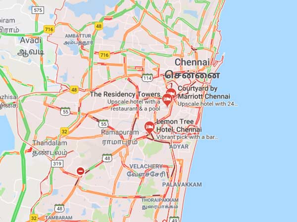 Rain Lashes Chennai for the 4th day Rain Lashes Chennai for the 4th day