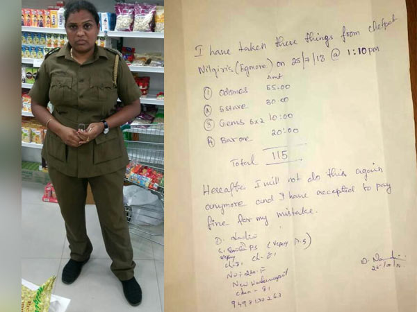 Chennai Woman Police who theft chocolates in a shop suspended Chennai Woman Police who theft chocolates in a shop suspended