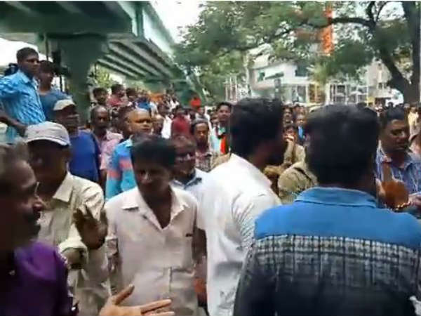 திட்டி தீர்த்த பெண்மணி