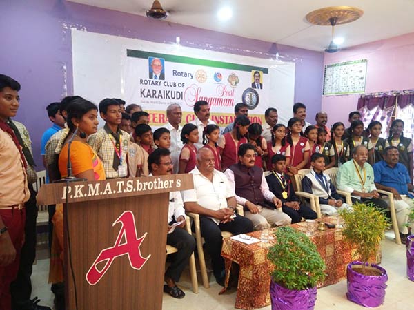 Interact society executive members swearing ceremony in Karaikudi Interact society executive members swearing ceremony in Karaikudi
