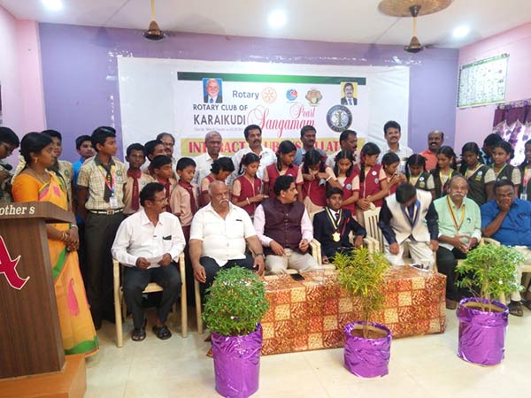 Interact society executive members swearing ceremony in Karaikudi Interact society executive members swearing ceremony in Karaikudi