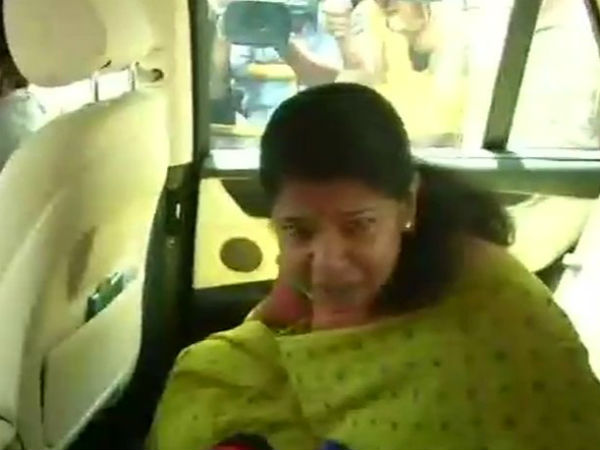 Karunanidhis health condition improved: Kanimozhi Karunanidhis health condition improved: Kanimozhi