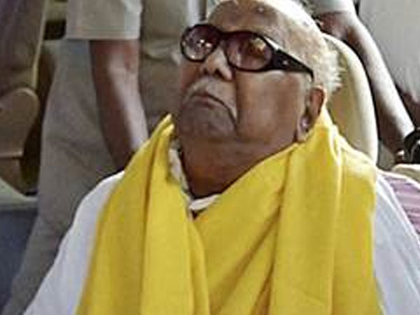 கருணாநிதியும் பேசவில்லை