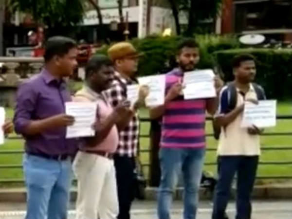 தென் கொரிய போராட்டம்