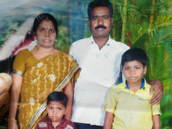மண்வெட்டியால் தாக்கிய தந்தை