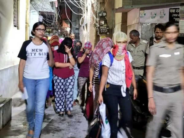 Rescued 16 Nepalese girls before trafficked from Delhi to Gulf country Rescued 16 Nepalese girls before trafficked from Delhi to Gulf country