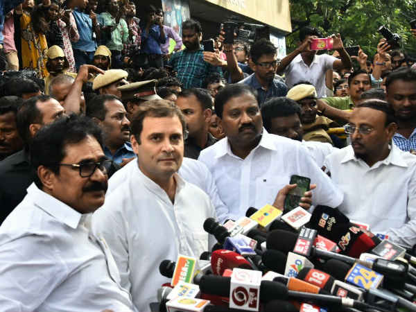 Karunanidhi is so strong like TN people says Rahul Gandhi Karunanidhi is so strong like TN people says Rahul Gandhi