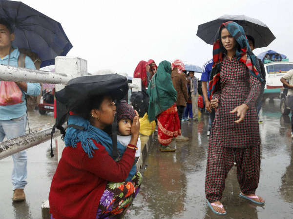 Heavy rains in Nepal 1300 pilgrims unable to return country Heavy rains in Nepal 1300 pilgrims unable to return country
