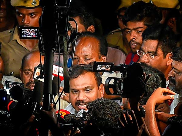 Karunanidhi is fine now, says A.Raja Karunanidhi is fine now, says A.Raja