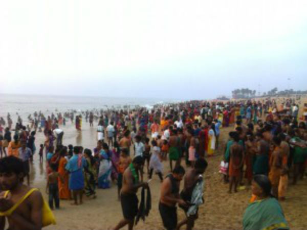 People are afraid of the sudden sea absorbed in Rameswaram People are afraid of the sudden sea absorbed in Rameswaram