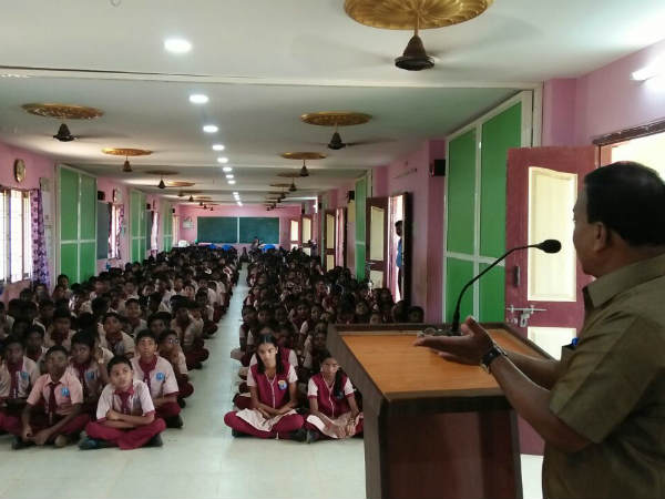 School mandrams inaugrated in Karaikudi School mandrams inaugrated in Karaikudi