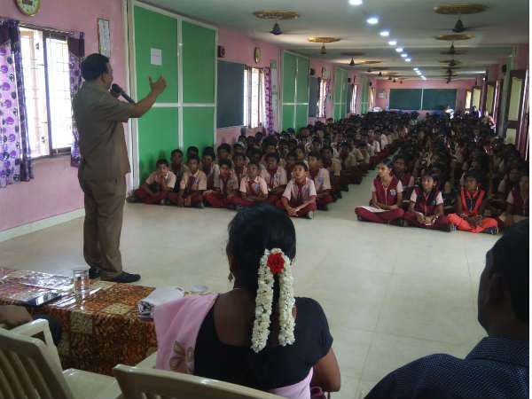 School mandrams inaugrated in Karaikudi School mandrams inaugrated in Karaikudi