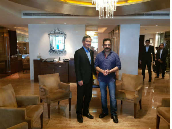Singapore Minister meets Stalin and Kamal hassan Singapore Minister meets Stalin and Kamal hassan