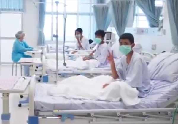 Thailand Cave Rescue: Viral video of boys getting treatment released Thailand Cave Rescue: Viral video of boys getting treatment released