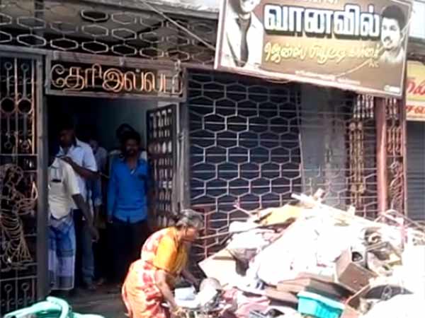 The temple management forced to evacuate home, old died on shock The temple management forced to evacuate home, old died on shock