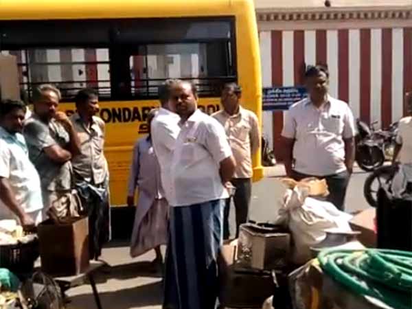 The temple management forced to evacuate home, old died on shock The temple management forced to evacuate home, old died on shock