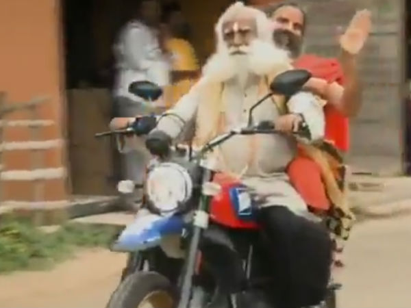 Two gurus came together for a bike ride Two gurus came together for a bike ride