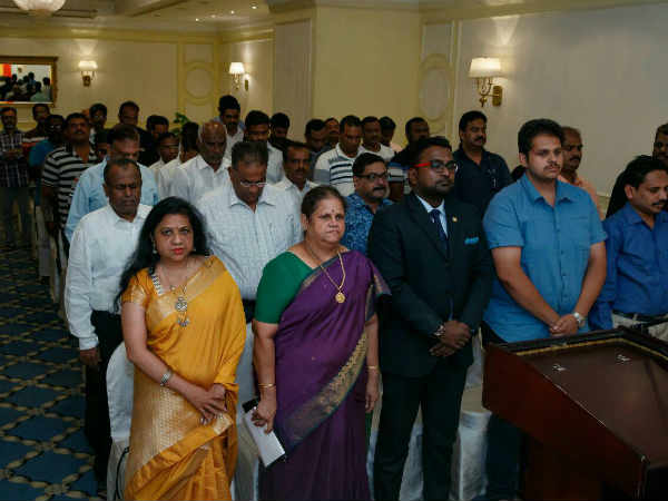 Condolence meeting on Karunanidhis death in Dubai Condolence meeting on Karunanidhis death in Dubai