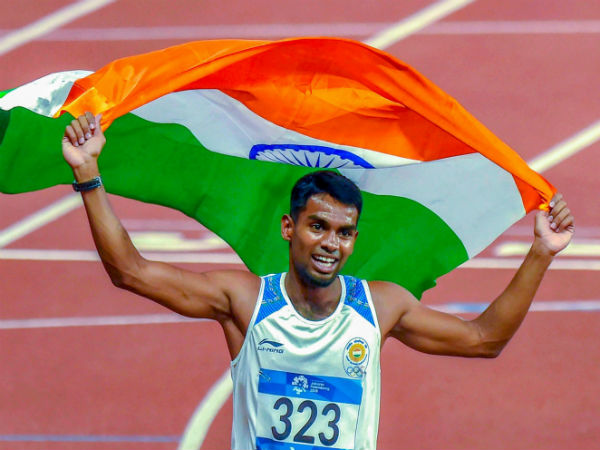 Cash prize of Rs 30 lakh to Asian Games siver medal winner from Tamilnadu Dharun Ayyasamy Cash prize of Rs 30 lakh to Asian Games siver medal winner from Tamilnadu Dharun Ayyasamy
