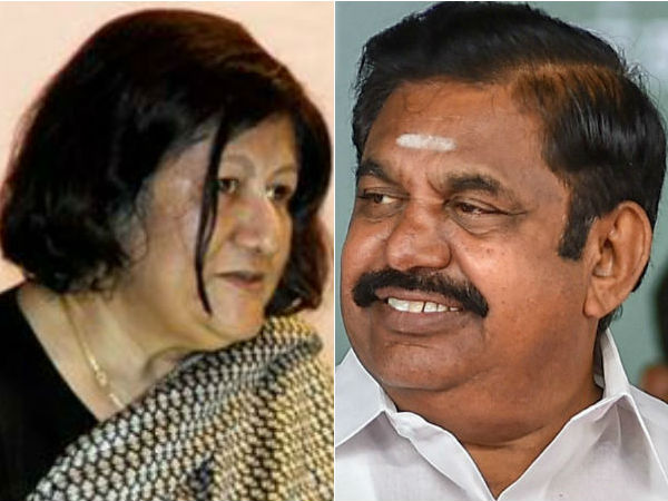 TN CM Palanisamy wishes Indira Banerjee for her elevation to SC TN CM Palanisamy wishes Indira Banerjee for her elevation to SC